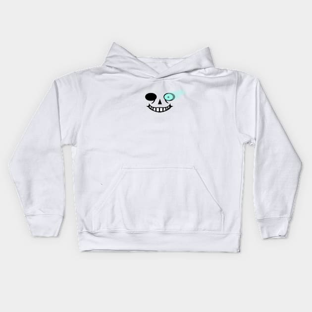 Sans Undertale- Bad Time Kids Hoodie by VictoriaWalton